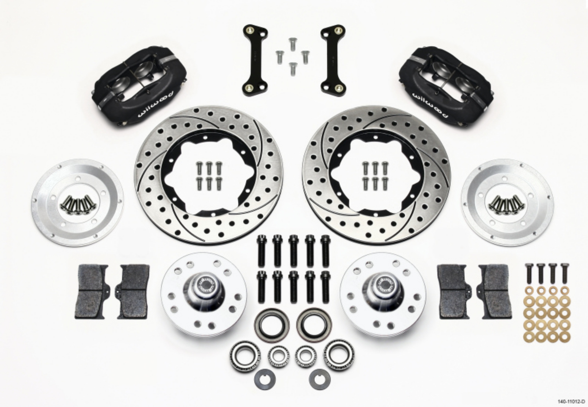Picture of Wilwood Forged Dynalite Front Kit 11-00in Drilled 82-92 Camaro--Firebird
