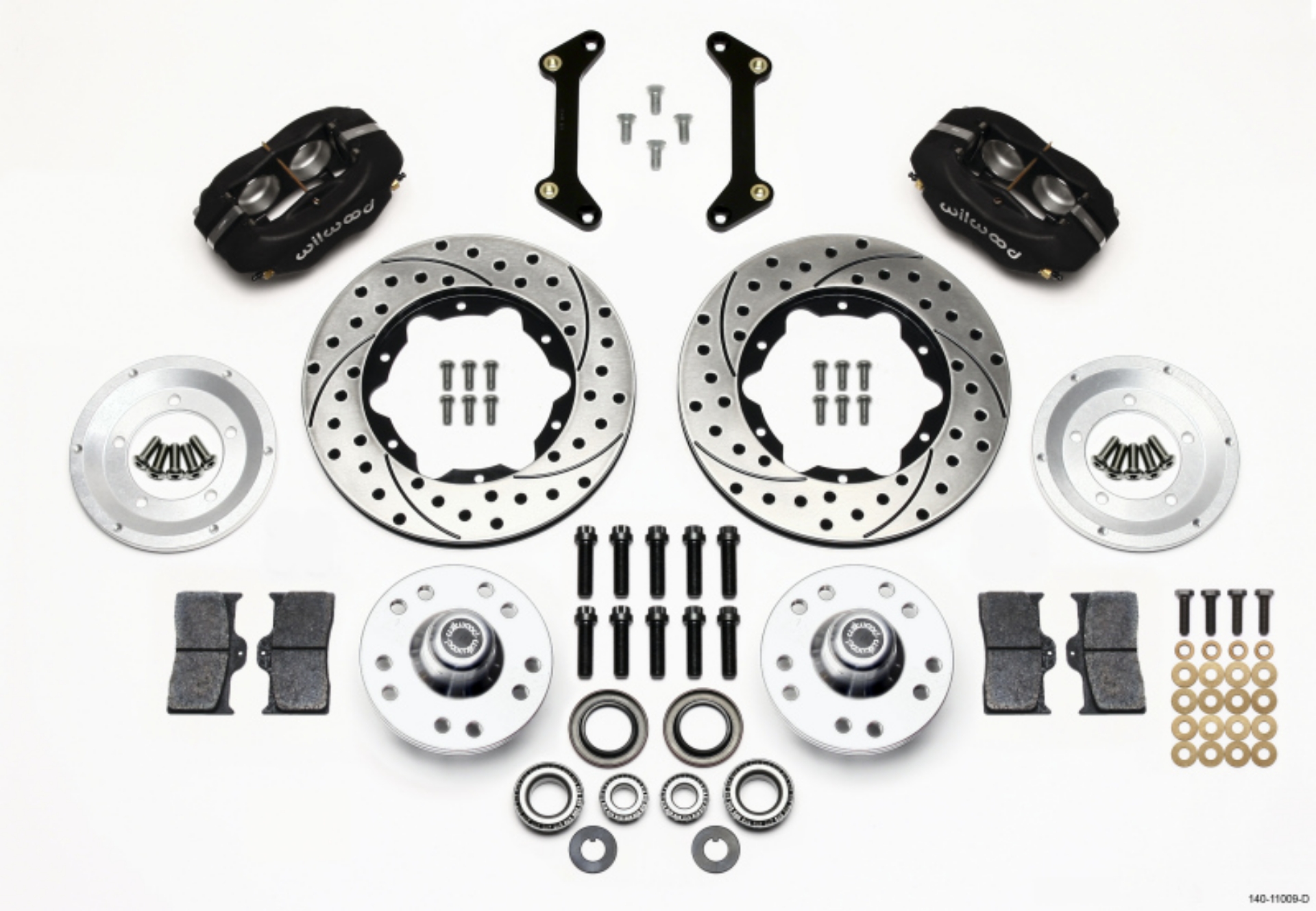 Picture of Wilwood Forged Dynalite Front Kit 11-00in Drilled 79-87 GM G Body