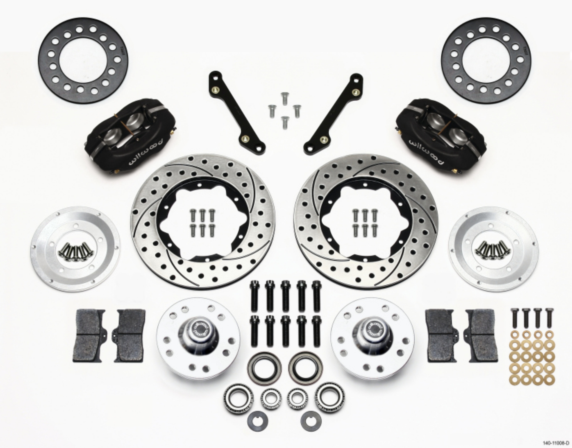 Picture of Wilwood Forged Dynalite Front Kit 11-00in Drilled 79-81 Camaro