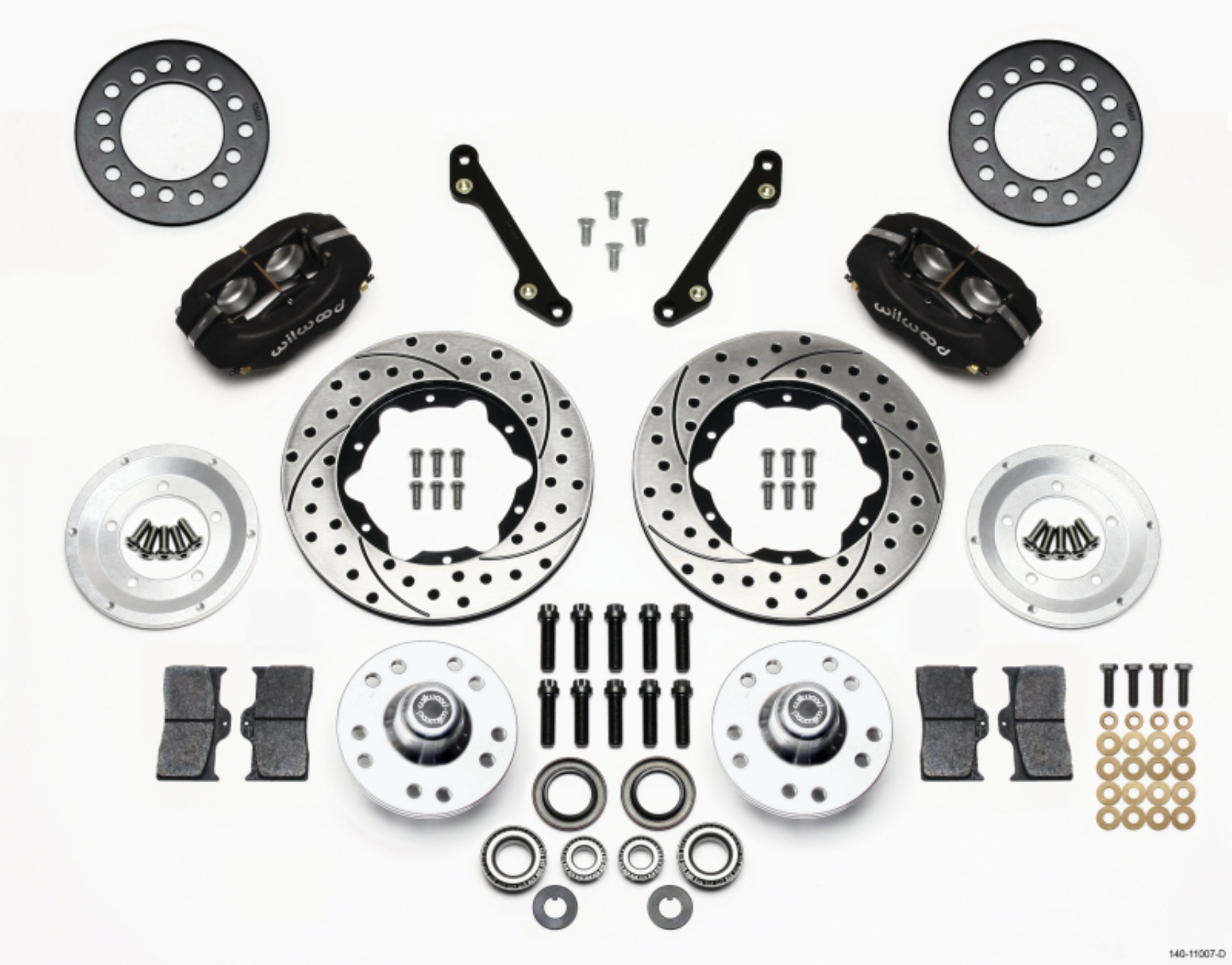 Picture of Wilwood Forged Dynalite Front Kit 11-00in Drilled 70-78 Camaro