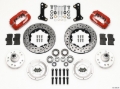 Picture of Wilwood Forged Dynalite Front Kit 11-00in Drill-Red 67-69 Camaro 64-72 Nova Chevelle