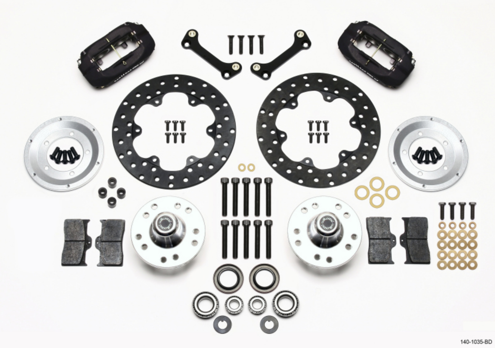 Picture of Wilwood Forged Dynalite Front Drag Kit Drilled Rotor 82-92 Camaro-Firebird
