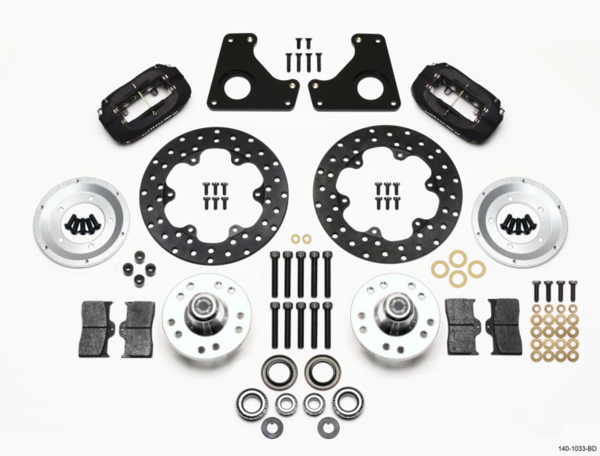 Picture of Wilwood Forged Dynalite Front Drag Kit Drilled Rotor 79-87 GM G Body