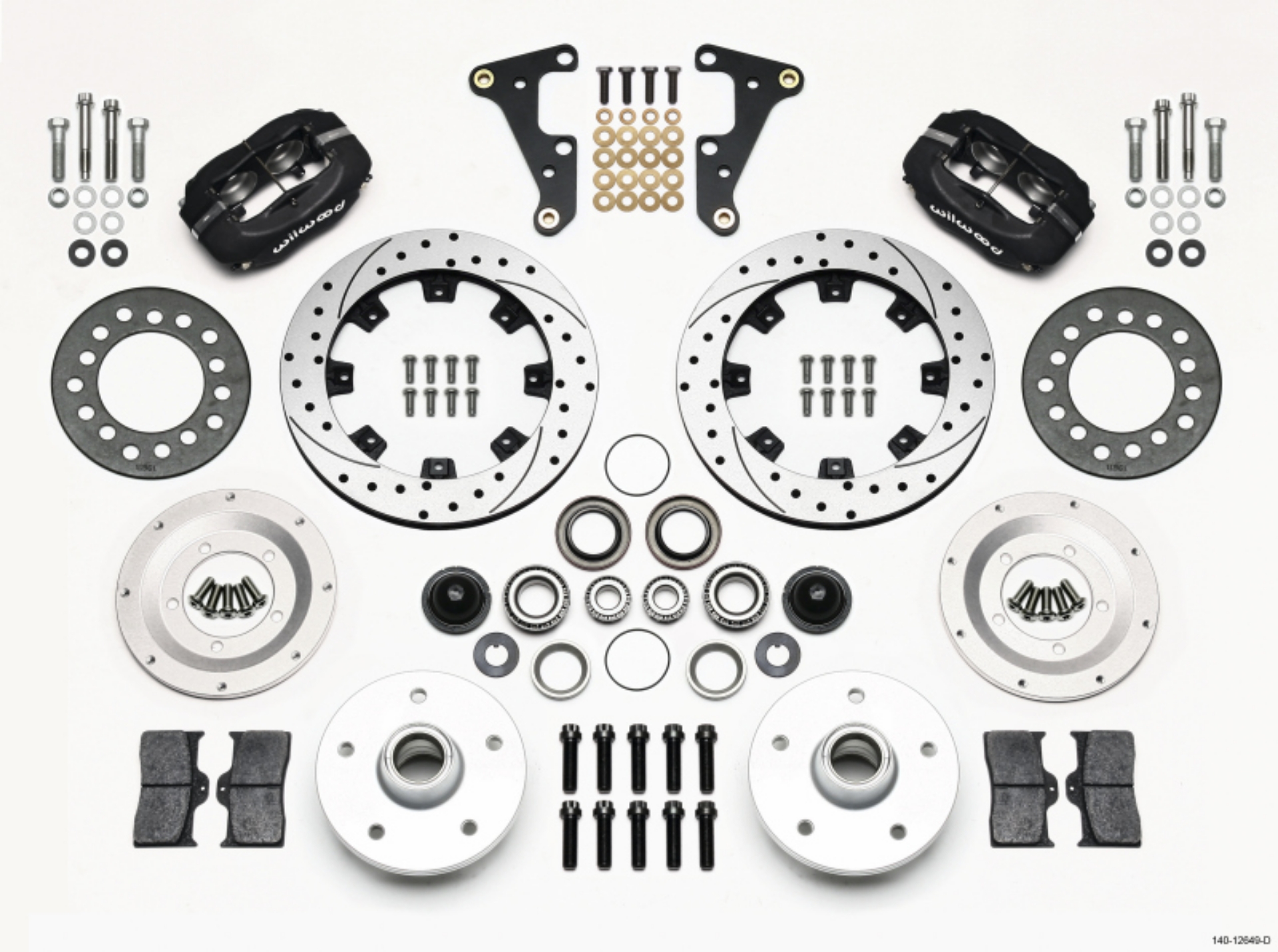 Picture of Wilwood Forged Dynalite Front Kit 11-75in Drilled 41-55 Cadillac