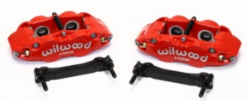 Picture of Wilwood Narrow Superlite 4R Rear Caliper & Bracket Kit - Red 97-13 C5-C6 Corvette w- OEM Rotors
