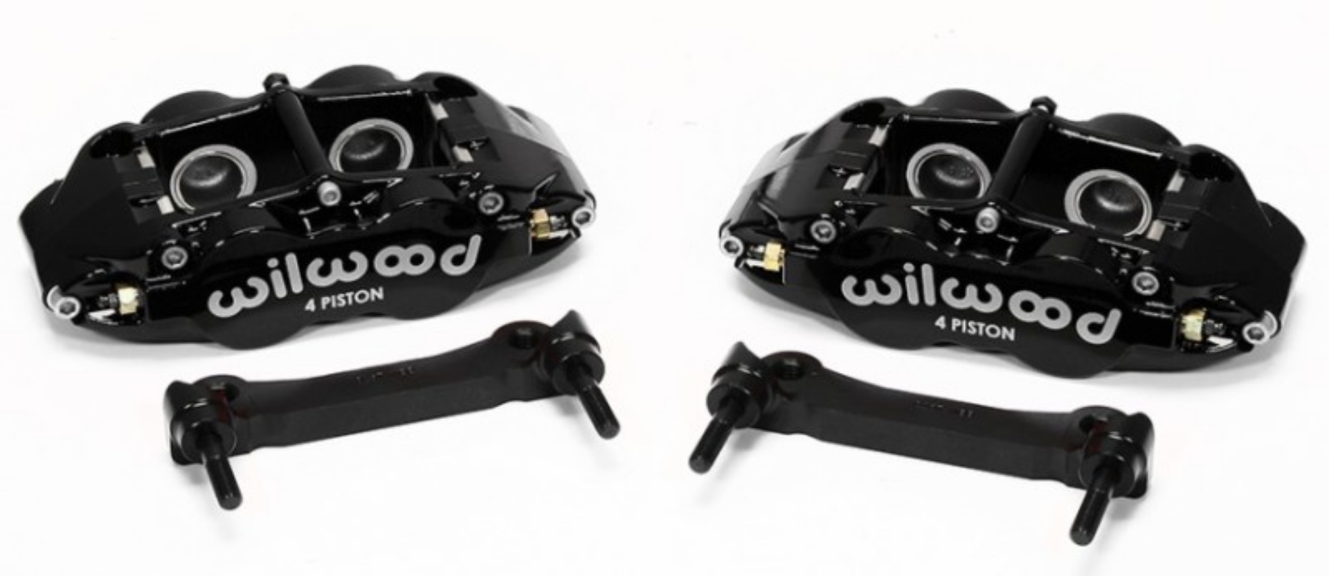Picture of Wilwood Narrow Superlite 4R Rear Caliper & Bracket Kit - Black 97-13 C5-C6 Corvette w- OEM Rotors