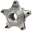 Picture of Wilwood Hub-Starlite 55 Front w-Snap-Cap Std- Offset 5-8 C Studs