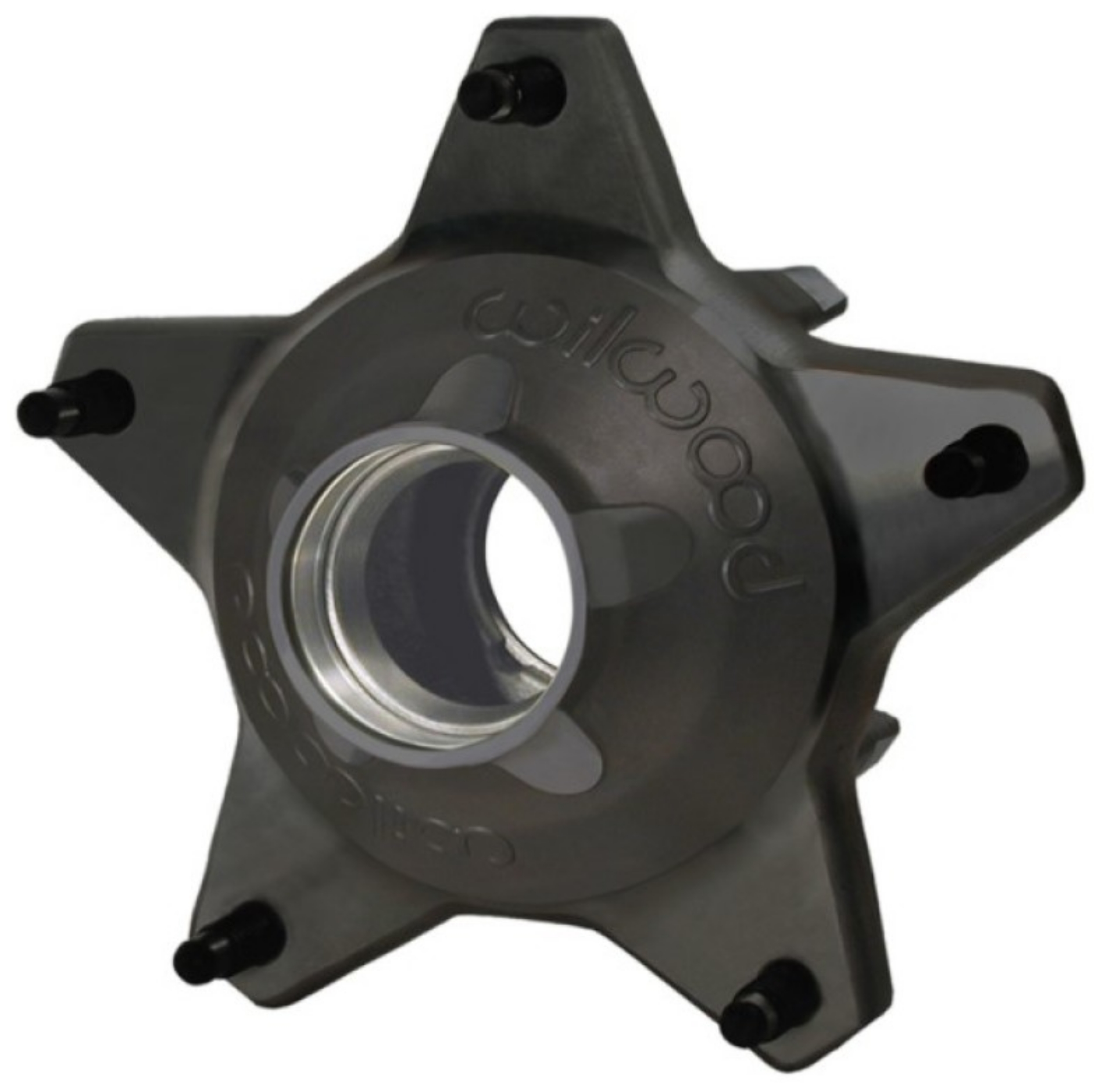Picture of Wilwood Hub-Starlite 55 Front w-Cap Std- Offset 5-8 Studs-Drilled-Black