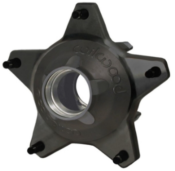 Picture of Wilwood Hub-Starlite 55 Front w-Cap Std- Offset 5-8 Studs-Drilled-Black