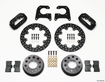 Picture of Wilwood Forged Dynalite Rear Drag Kit Drilled Rotor M-W-Lamb Ends -690in Studs