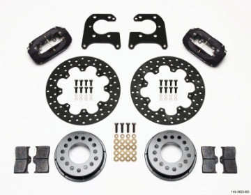 Picture of Wilwood Forged Dynalite Rear Drag Kit Drilled Rotor Big Ford 2-50in Offset