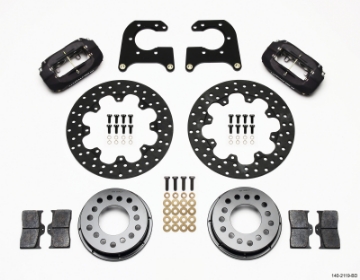 Picture of Wilwood Forged Dynalite Rear Drag Kit Drilled Rotor New Big Ford 2-50in Offset