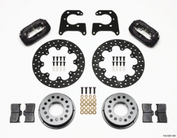 Picture of Wilwood Forged Dynalite Rear Drag Kit Drilled Rotor Big Ford 2-36in Offset