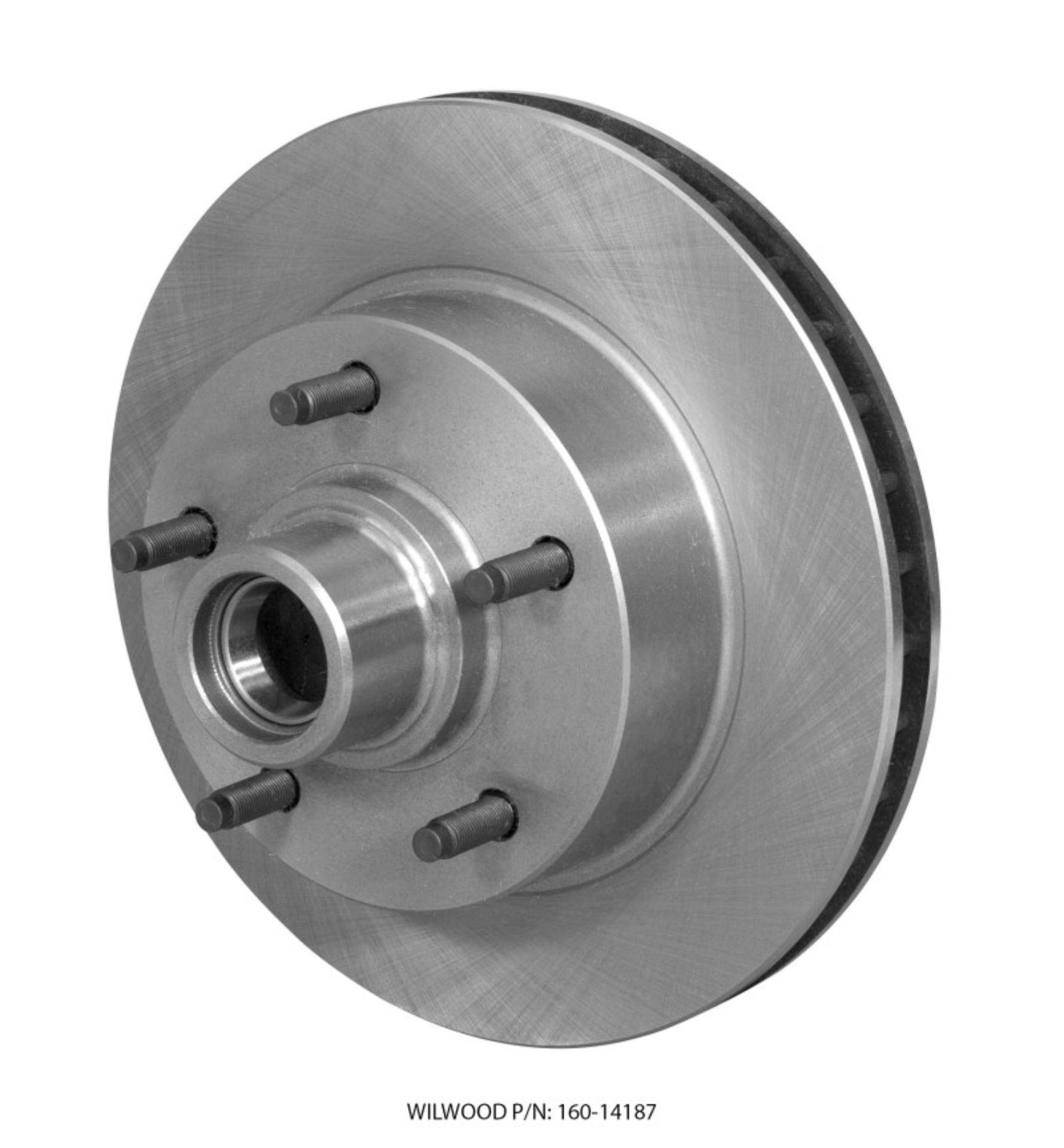 Picture of Wilwood Rotor-Vented w- Hub & Studs 11-72- x 1-19 - 5 on 5-50in Ford F100