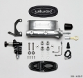 Picture of Wilwood HV Tandem M-C Kit w L-H Bracket & Prop Valve - 15-16in Bore Ball Burn--W-Push