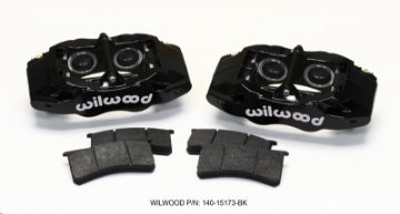 Picture of Wilwood SLC56 Front Caliper Kit Black Corvette All C5 - Base C6 1997-2013