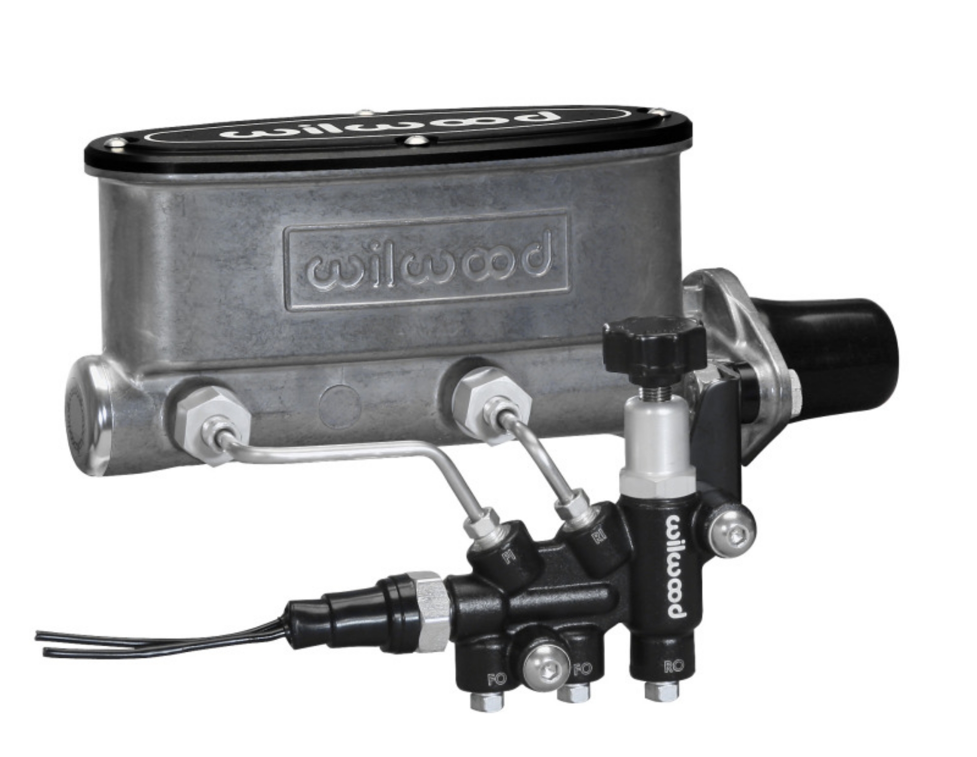 Picture of Wilwood HV Tandem M-C Kit w L-H Bracket & Prop Valve - 1 1-8in Bore