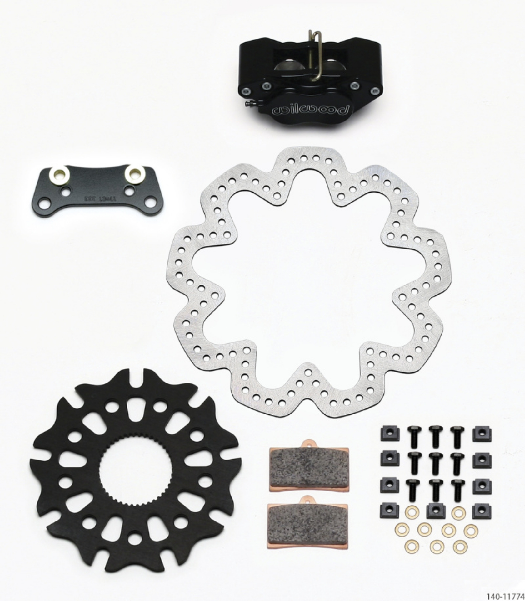 Picture of Wilwood GP320 Right Rear Kit SA Rotor 10-50in SuperAlloy Solid Rotor