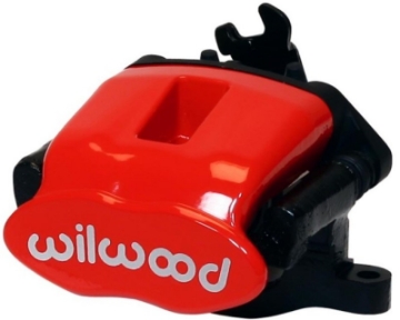 Picture of Wilwood Caliper-Combination Parking Brake-Pos 6-L-H-Red 41mm piston -81in Disc