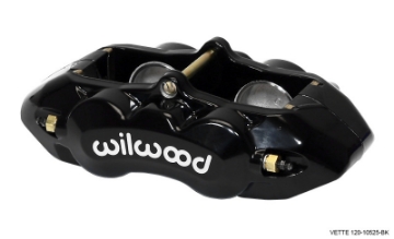 Picture of Wilwood Caliper-D8-4 Front Black 1-88in Pistons 1-25 Disc