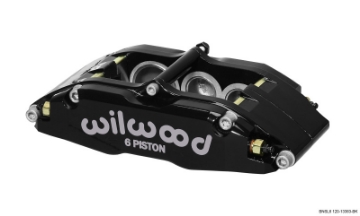 Picture of Wilwood Caliper-BNSL6-RH-Black 1-62-1-12-1-12in Pistons 1-10in Disc