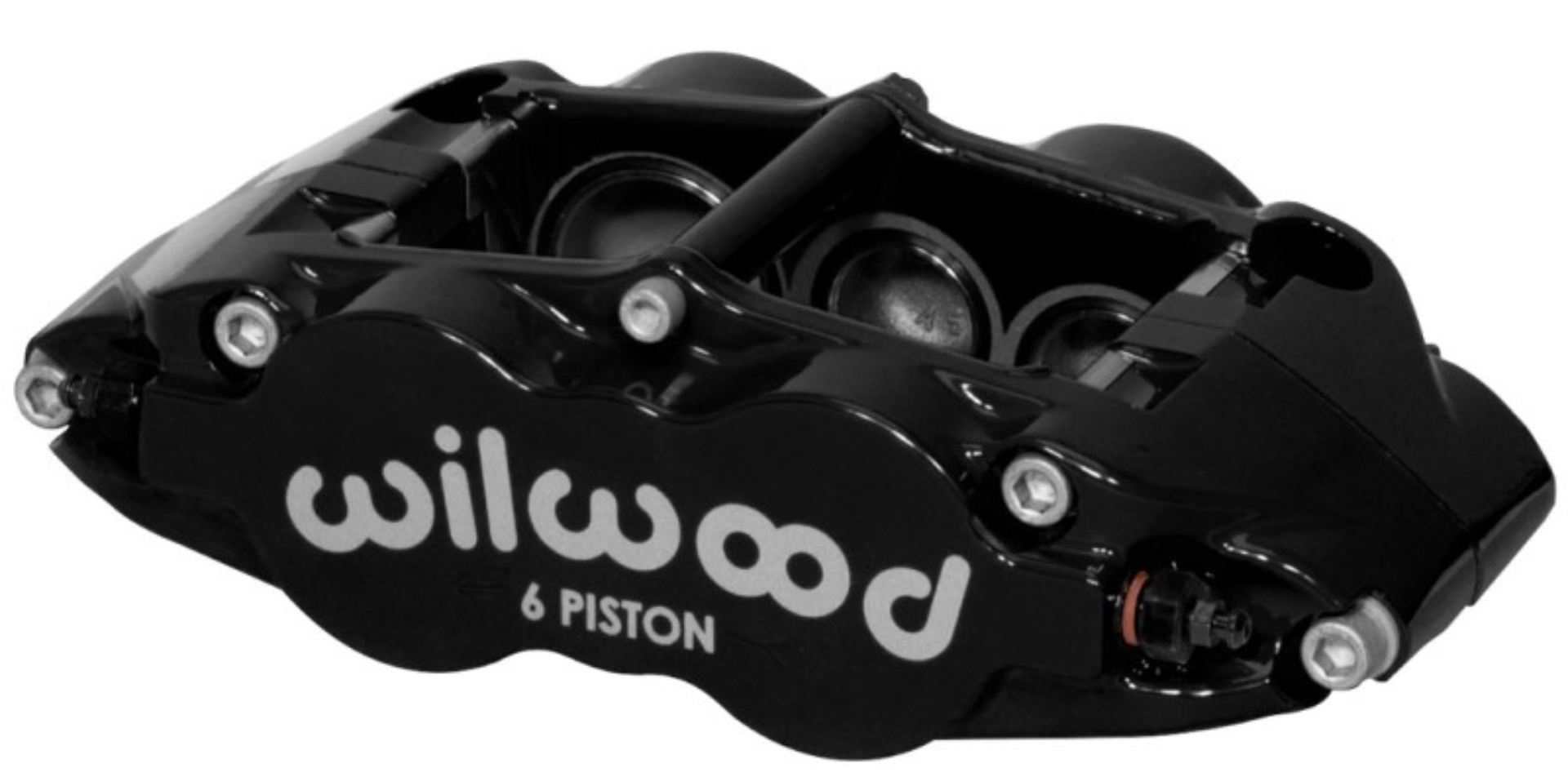 Picture of Wilwood Caliper-Narrow Superlite 6R-LH - Black 1-38-1-12-1-12in Pistons 1-10in Disc