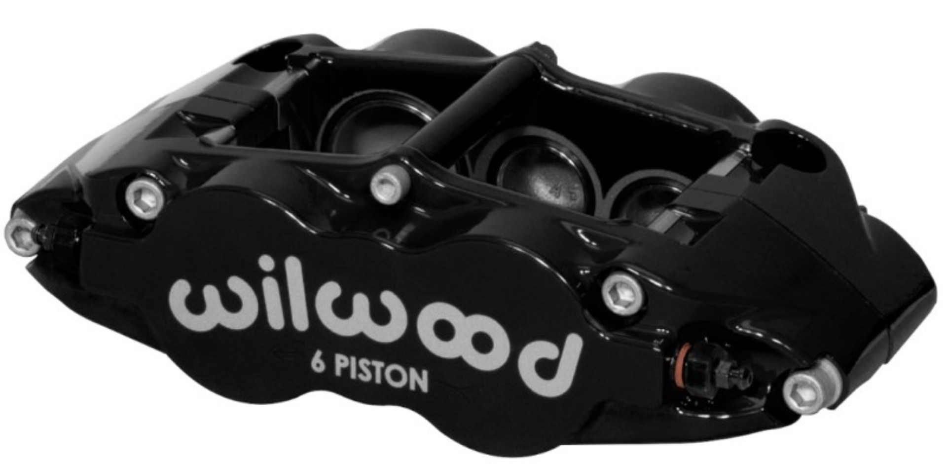 Picture of Wilwood Caliper-Narrow Superlite 6R-RH - Black 1-38-1-12-1-12in Pistons 1-10in Disc