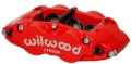 Picture of Wilwood Caliper-Narrow Superlite 6R-LH - Red 1-62-1-12-1-12in Pistons 1-10in Disc