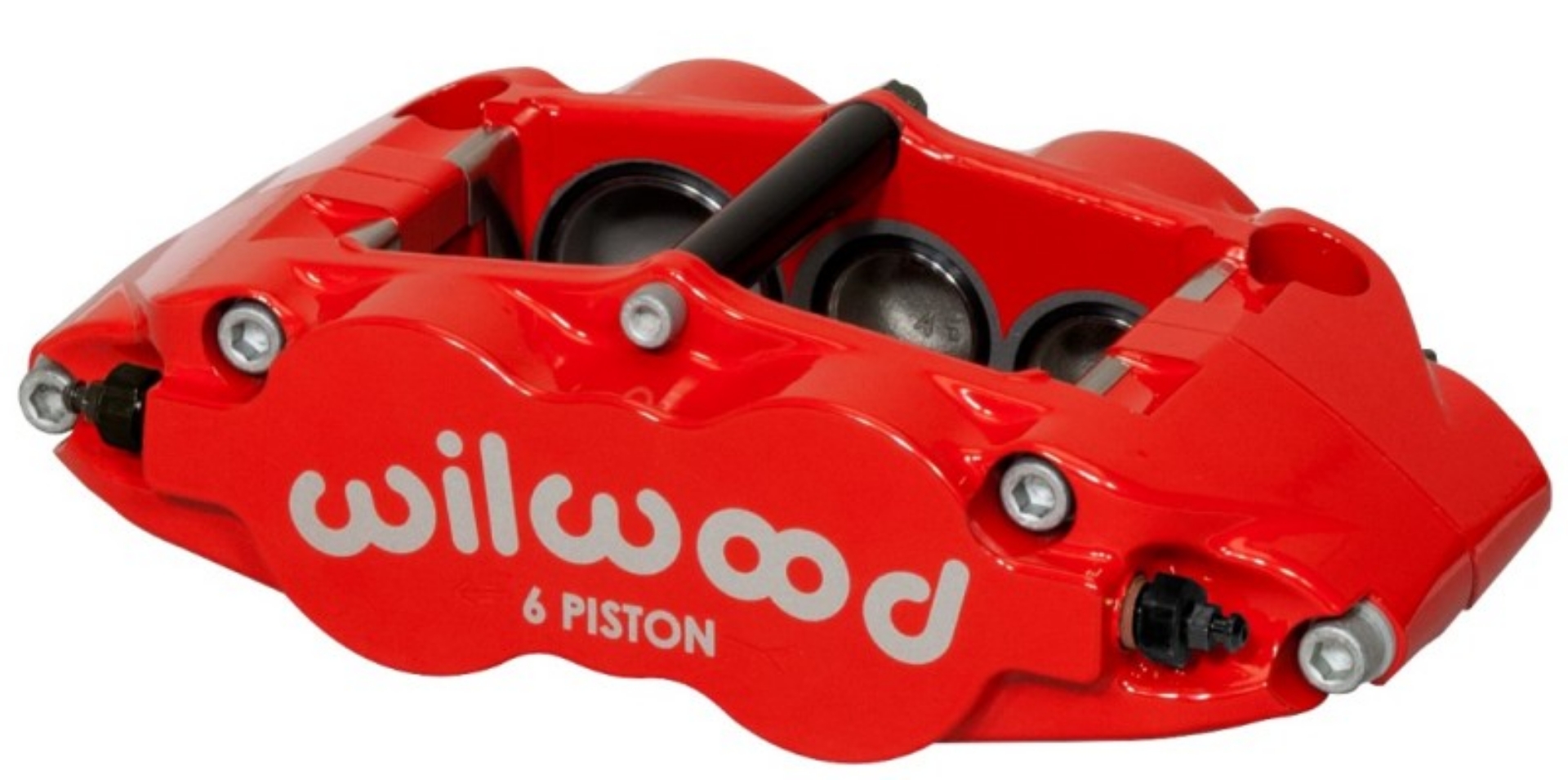 Picture of Wilwood Caliper-Narrow Superlite 6R-LH - Red 1-62-1-12-1-12in Pistons 1-10in Disc
