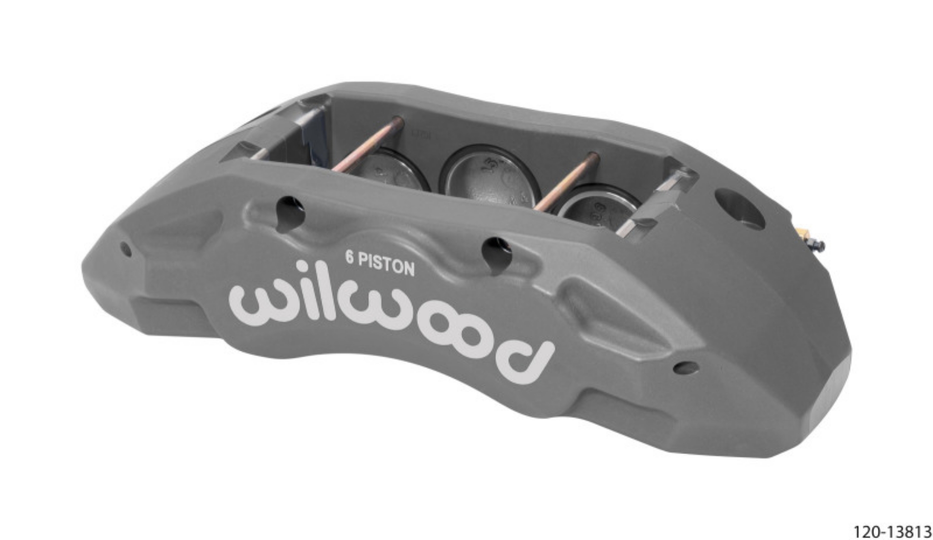 Picture of Wilwood Caliper-TX6R R-H - Clear 2-00-1-88-1-88in Pistons 1-50in Disc