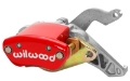 Picture of Wilwood Caliper-MC4 Mechanical-L-H - Red w- Logo 1-19in Piston -81in Disc