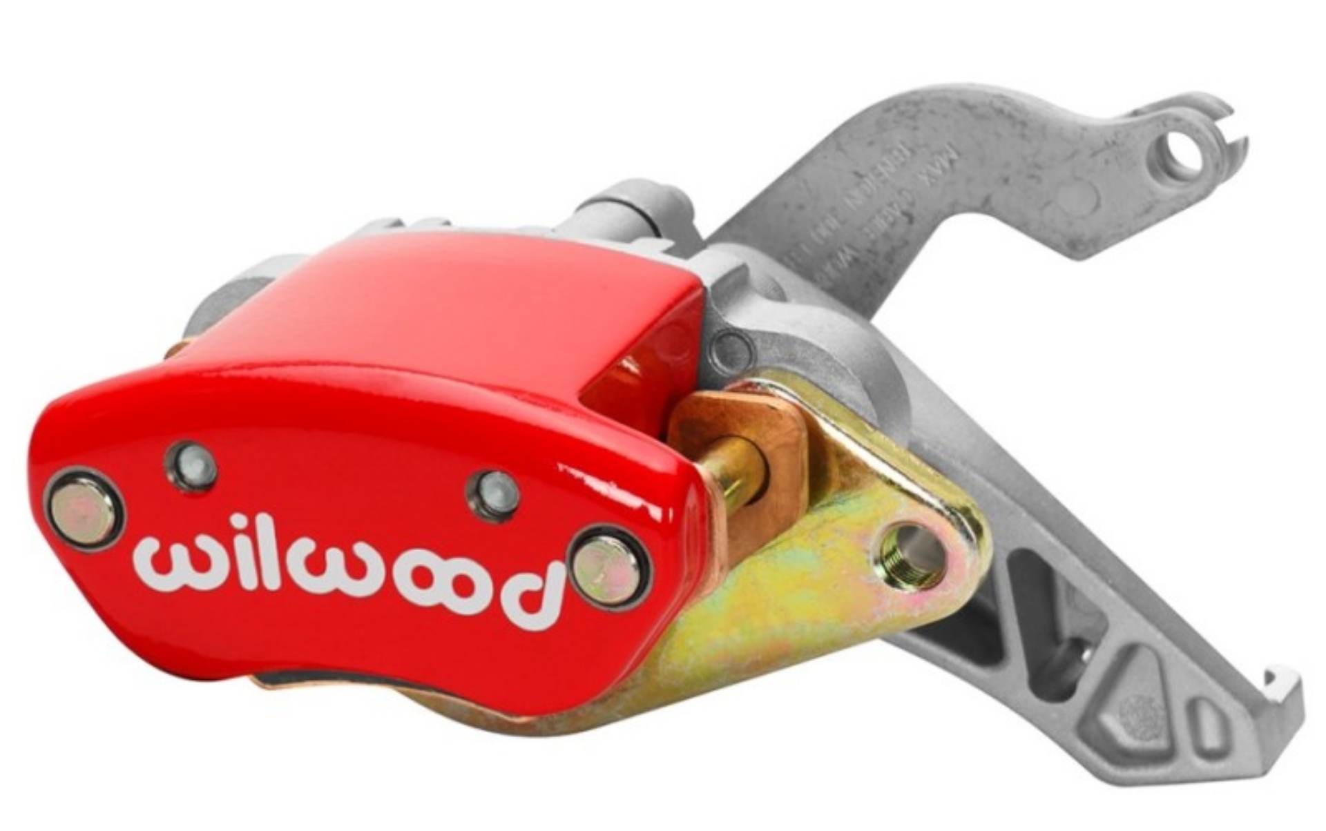 Picture of Wilwood Caliper-MC4 Mechanical-L-H - Red w- Logo 1-19in Piston -81in Disc