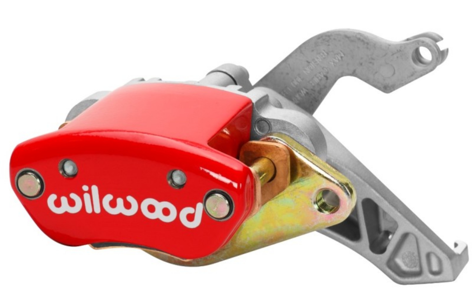 Picture of Wilwood Caliper-MC4 Mechanical-R-H - Red w- Logo 1-19in Piston -81in Disc