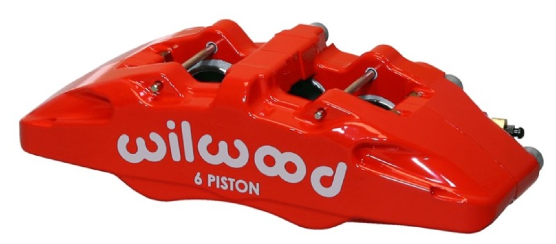 Picture of Wilwood Caliper-Forged Dynapro 6 5-25in Mount-Red-L-H 1-38-1-00-1-00in Pistons -81in Disc