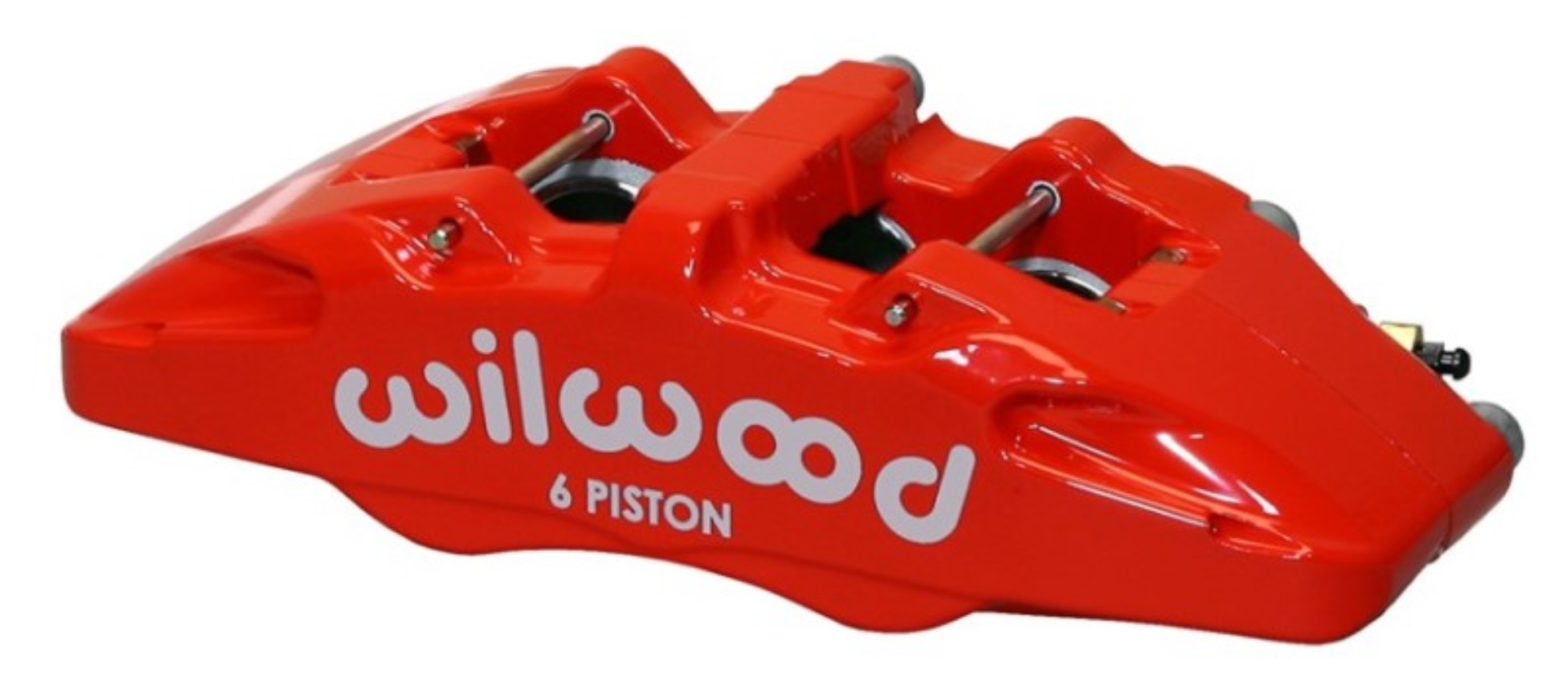 Picture of Wilwood Caliper-Forged Dynapro 6 5-25in Mount-Red-R-H 1-38-1-00-1-00in Pistons -81in Disc