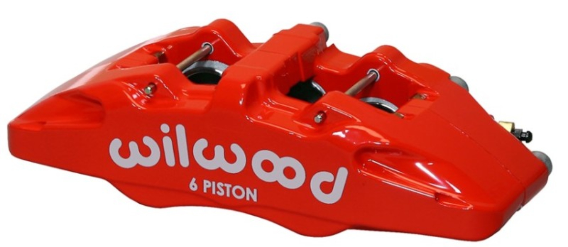 Picture of Wilwood Caliper-Forged Dynapro 6 5-25in Mount-Red-L-H 1-62-1-38in-1-38in Pistons -81in Disc