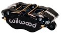 Picture of Wilwood Caliper-Dynapro Dust-Boot 5-25in Mount - Blk 1-75in Pistons 1-00in Disc
