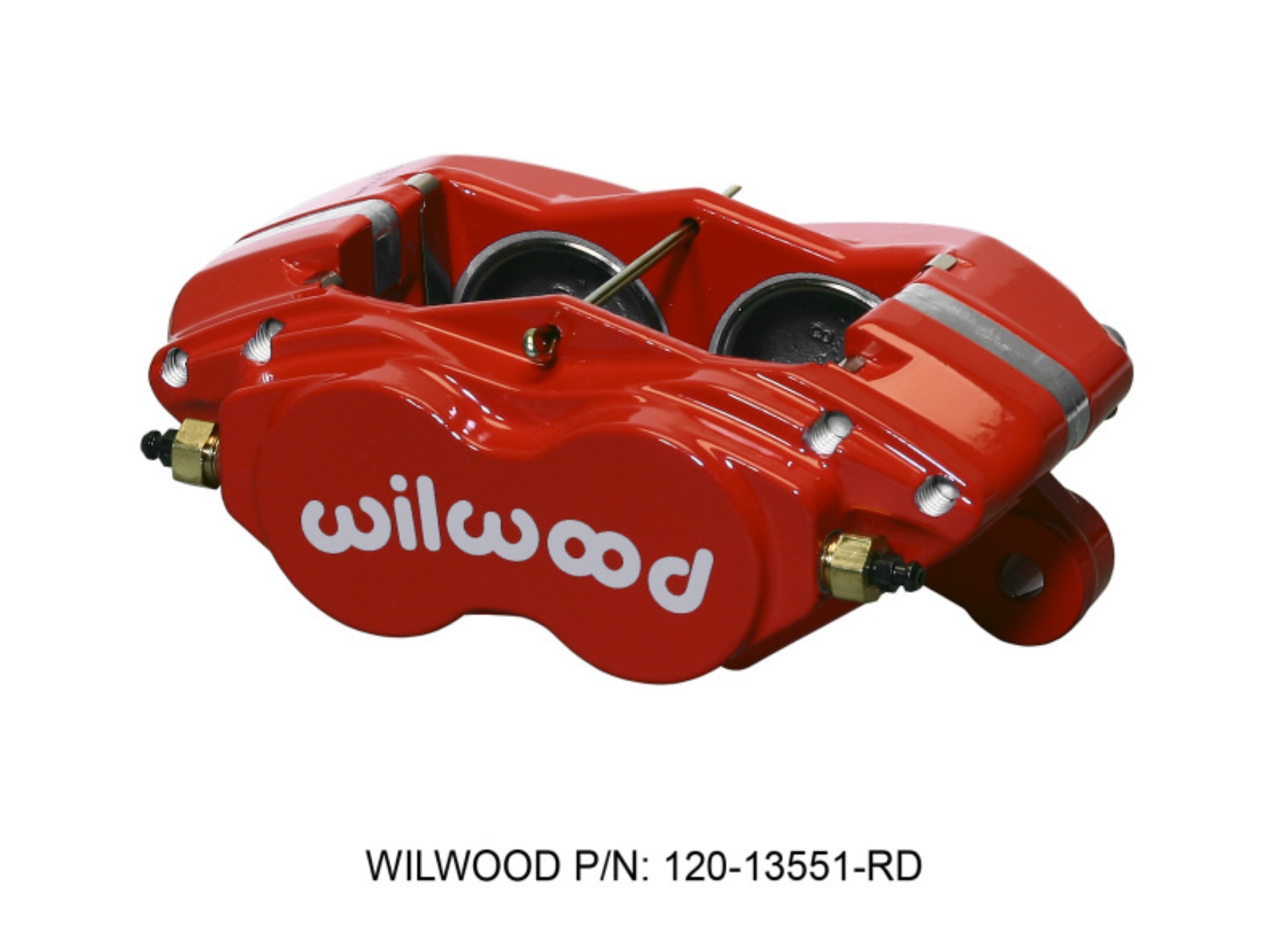 Picture of Wilwood Caliper-Forged Dynalite-M-Red 1-75in Pistons 1-00in Disc