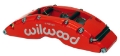 Picture of Wilwood Caliper-TC6R-Red 1-88-1-62-1-62in Pistons 1-38in Disc