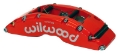 Picture of Wilwood Caliper-TC6R-Red 1-88-1-62-1-62in Pistons 1-38in Disc