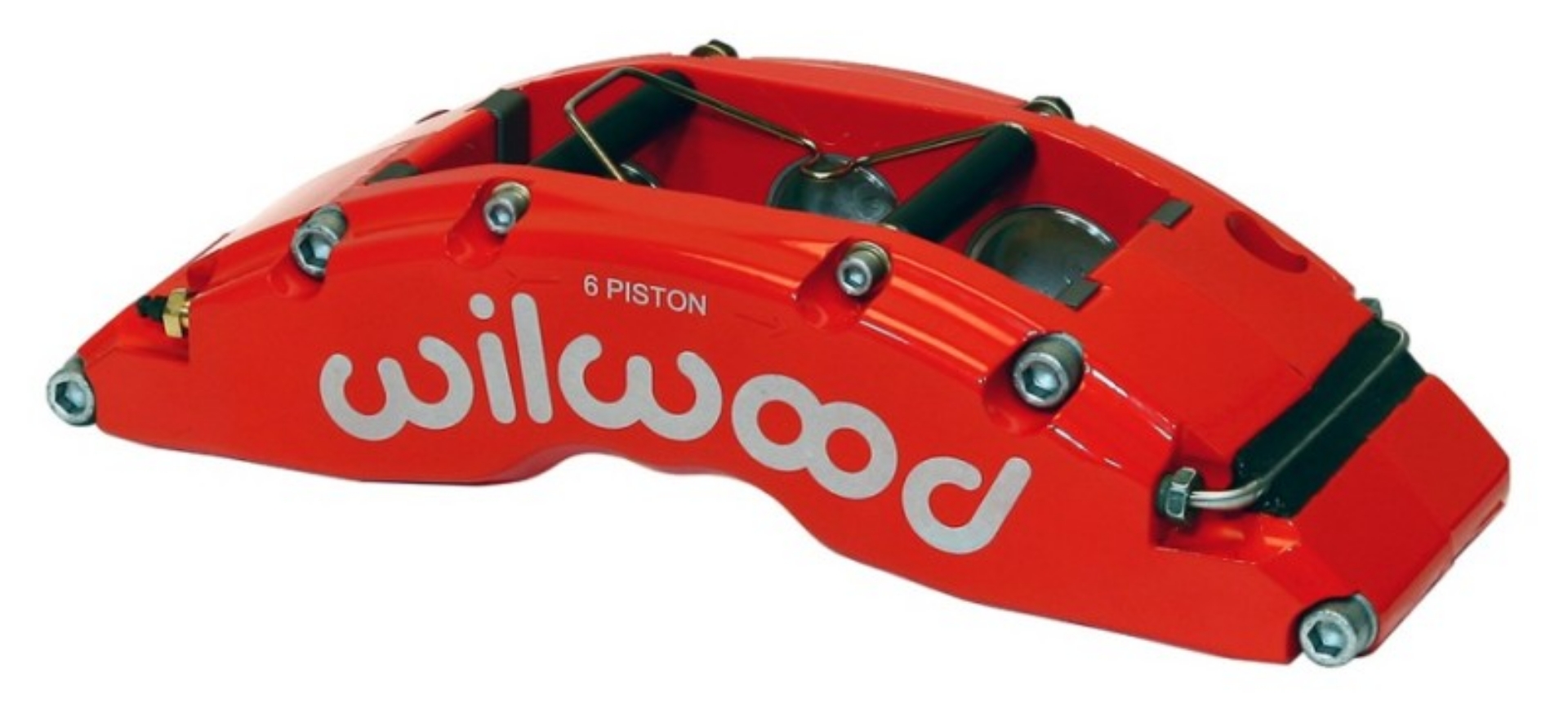 Picture of Wilwood Caliper-TC6R-Red 1-88-1-62-1-62in Pistons 1-38in Disc