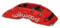 Picture of Wilwood Caliper-TC6R-Red 1-88-1-62-1-62in Pistons 1-38in Disc
