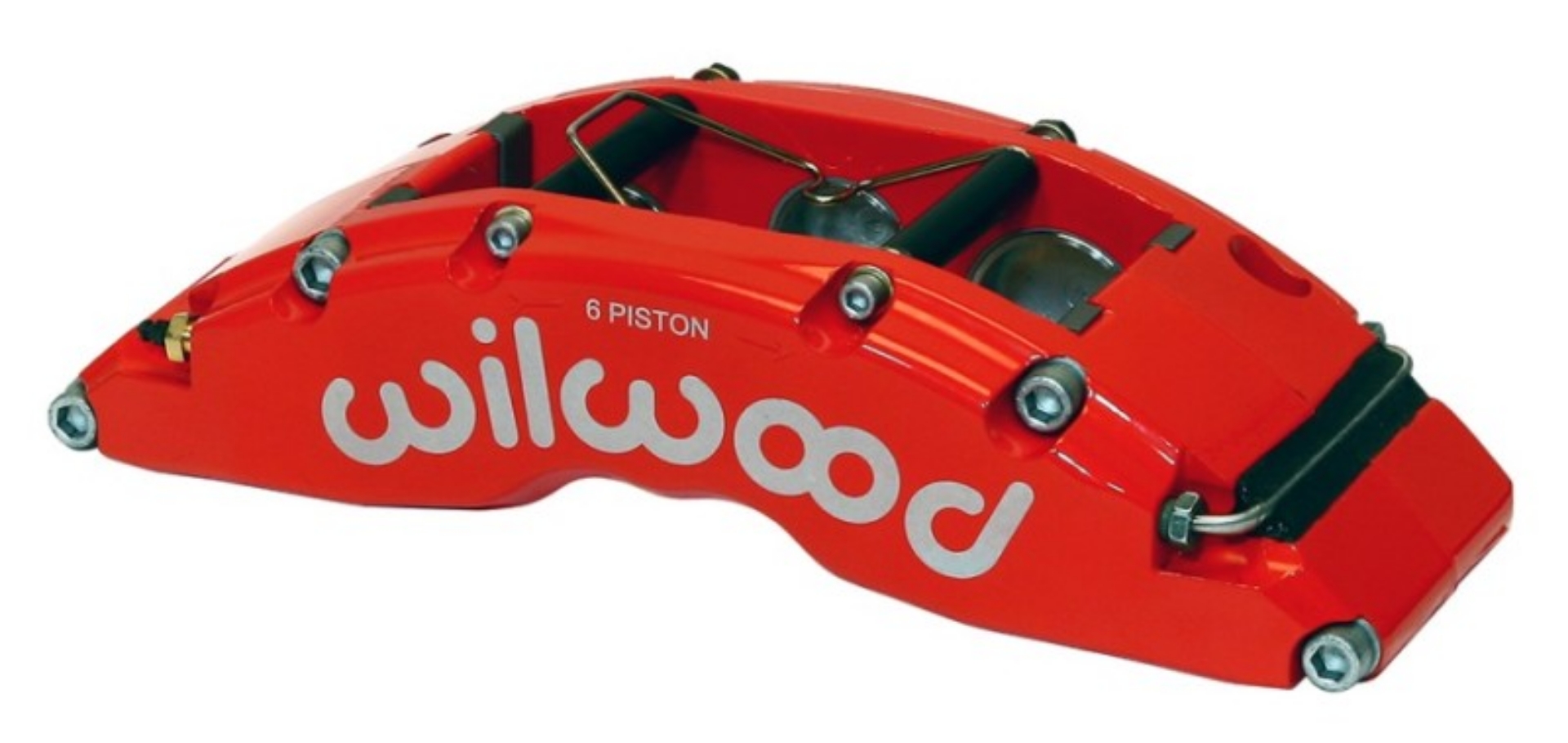 Picture of Wilwood Caliper-TC6R-Red 1-88-1-62-1-62in Pistons 1-38in Disc