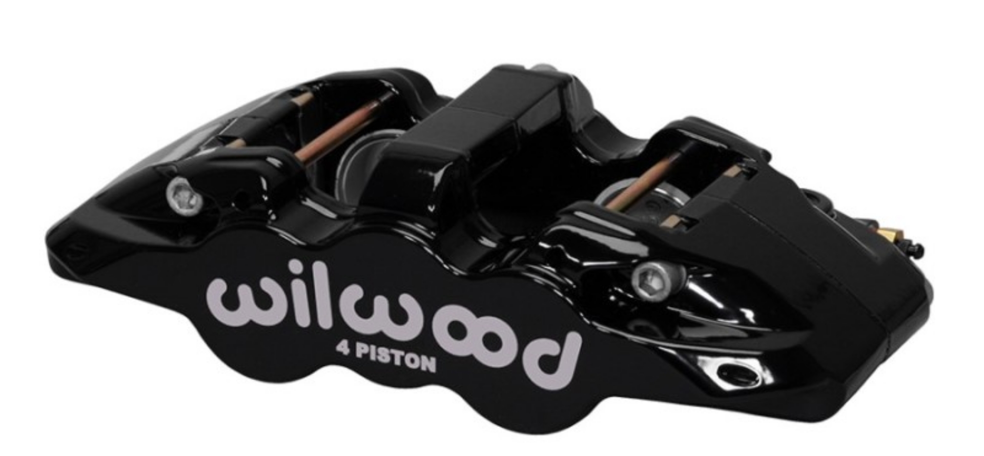 Picture of Wilwood Caliper-Aero4 - Black 1-12-1-12in Pistons 0-81in Disc
