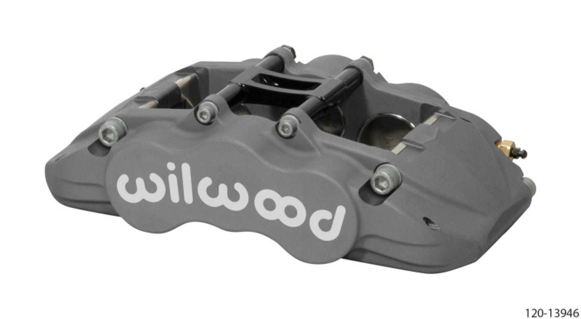 Picture of Wilwood Caliper-GN6R-R-H-Black Ano -80 Thk Pad 1-75-1-38-1-38in Pistons 1-38in Disc