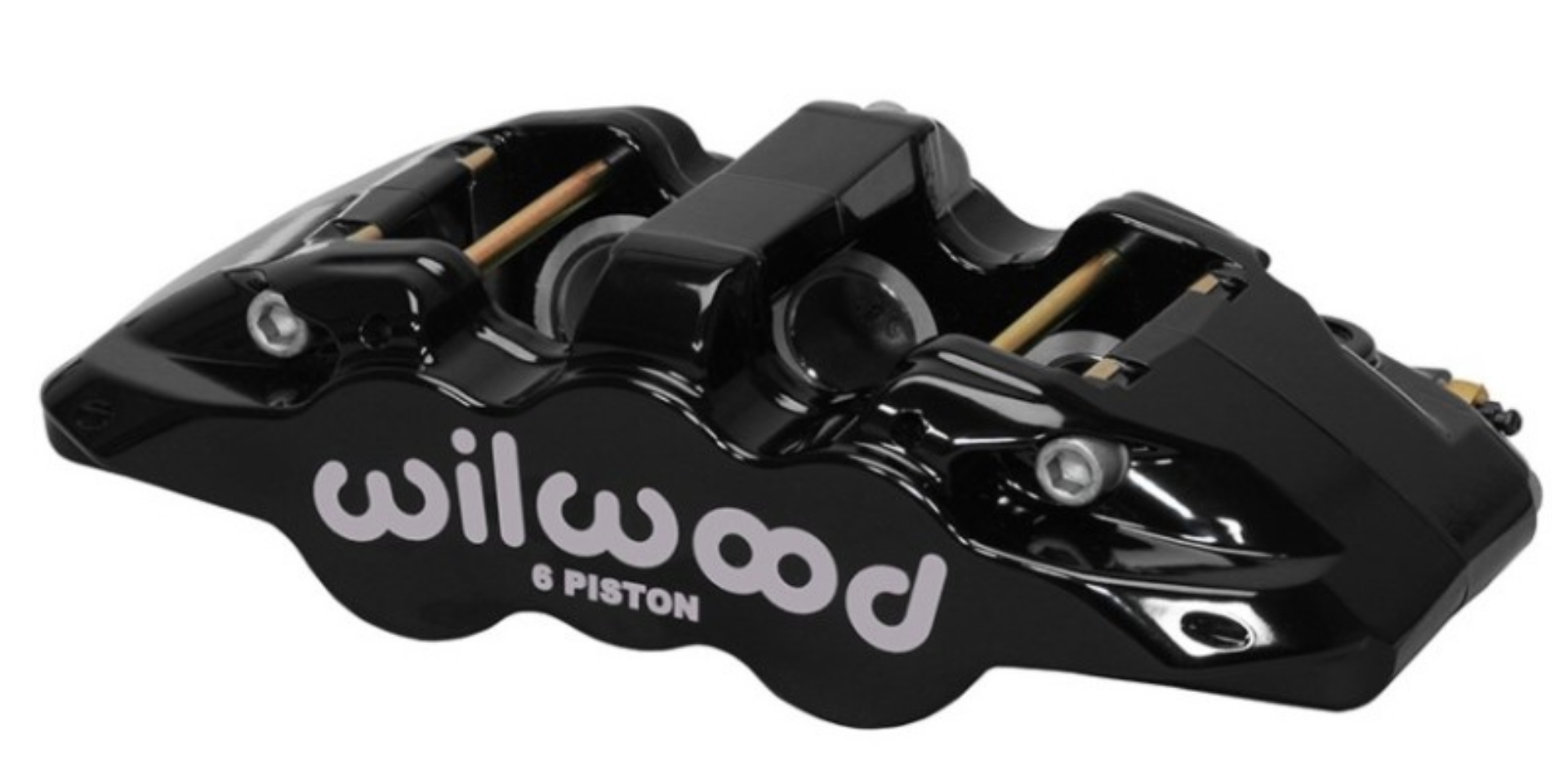 Picture of Wilwood Caliper-Aero6-R-H - Black 1-75-1-38-1-38in Pistons 1-25in Disc