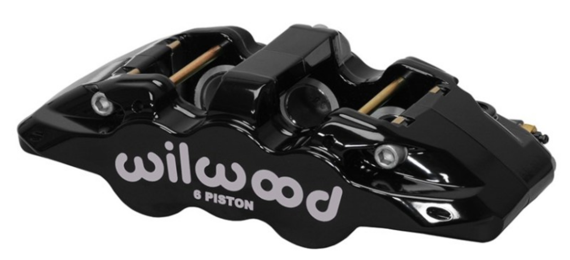 Picture of Wilwood Caliper-Aero6-R-H - Black 1-62-1-12-1-12in Pistons 1-25in Disc