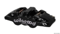 Picture of Wilwood Caliper-Aero4-L-H - Black 1-88-1-62in Pistons 1-25in Disc