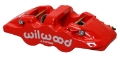 Picture of Wilwood Caliper-Aero4-R-H - Red 1-88-1-62in Pistons 1-25in Disc