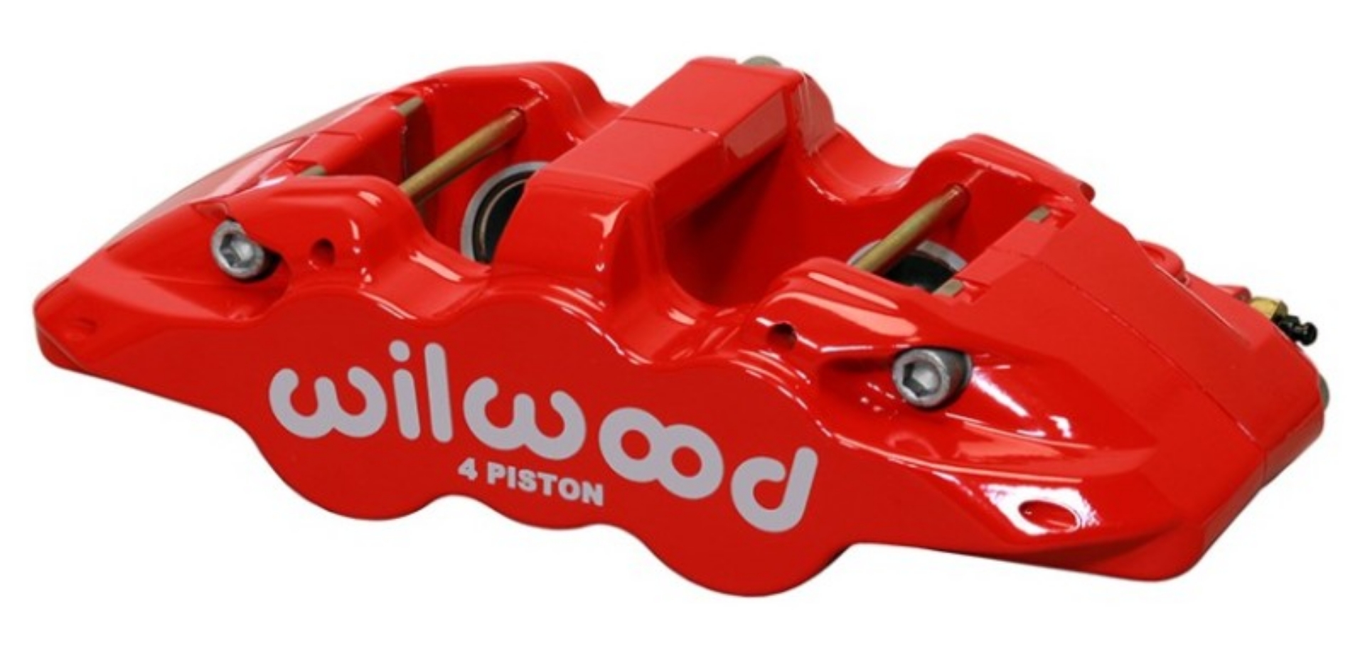 Picture of Wilwood Caliper-Aero4-R-H - Red 1-88-1-62in Pistons 1-25in Disc